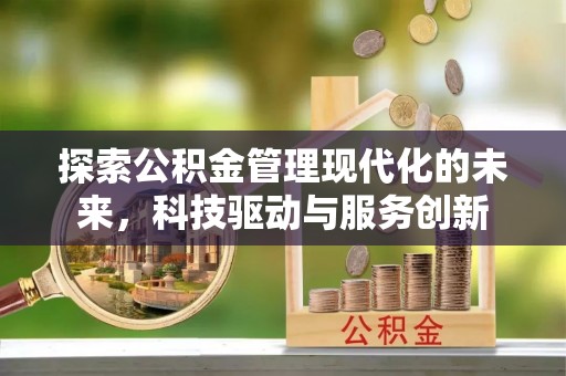 大关探索公积金管理现代化的未来，科技驱动与服务创新
