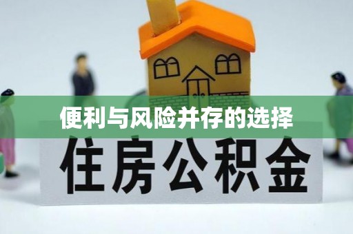 大关便利与风险并存的选择